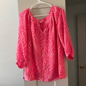 Lilly Pulitzer Coral Top